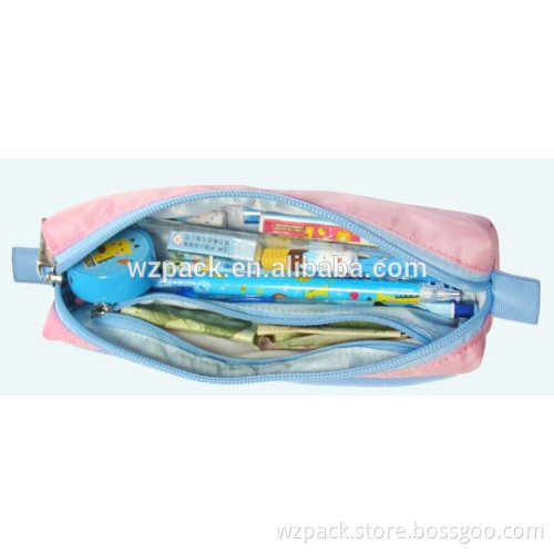 2016 OEM Pen Pencil Case Cosmetic Bag Travel Makeup Bag School Stationery Storage